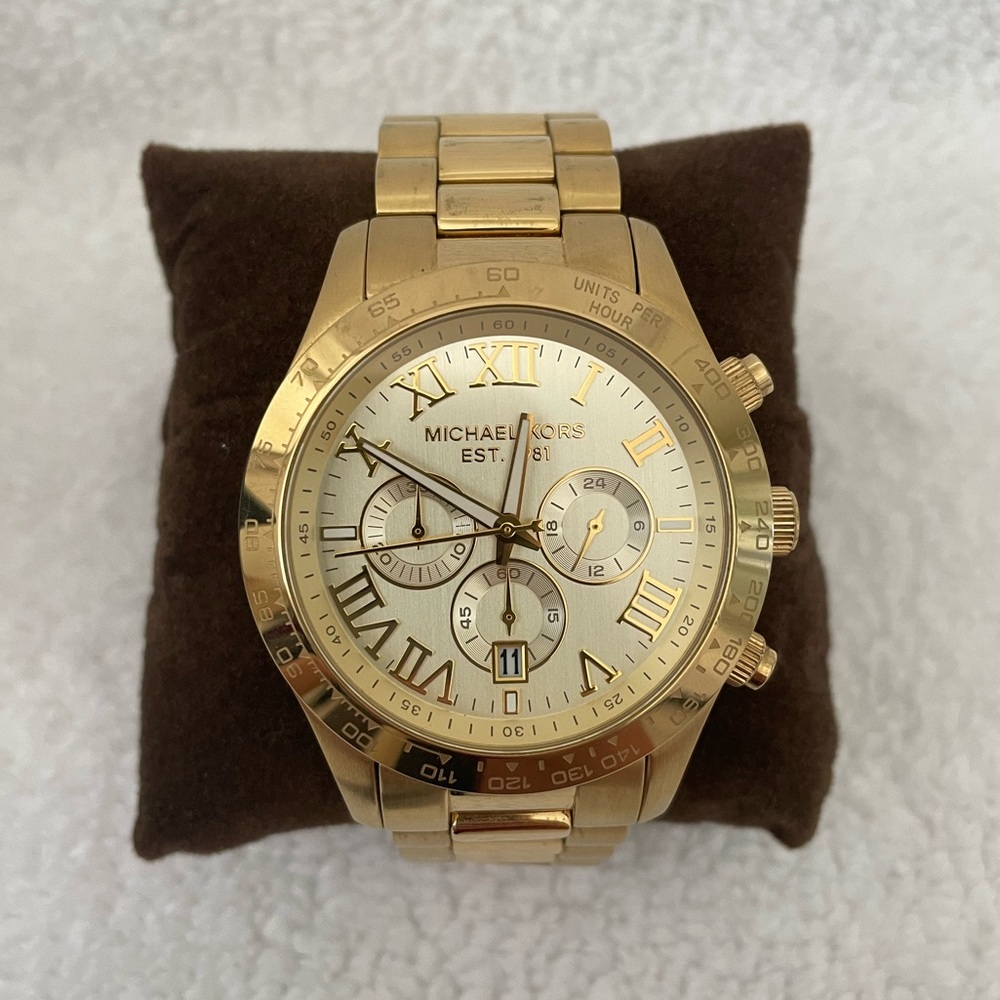 Michael Kors Layton Gold-Tone Chronograph Men’s Watch (MK8214)